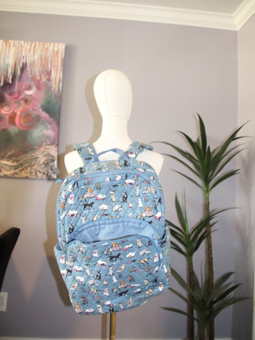 Vera Bradley Cat Print Backpack